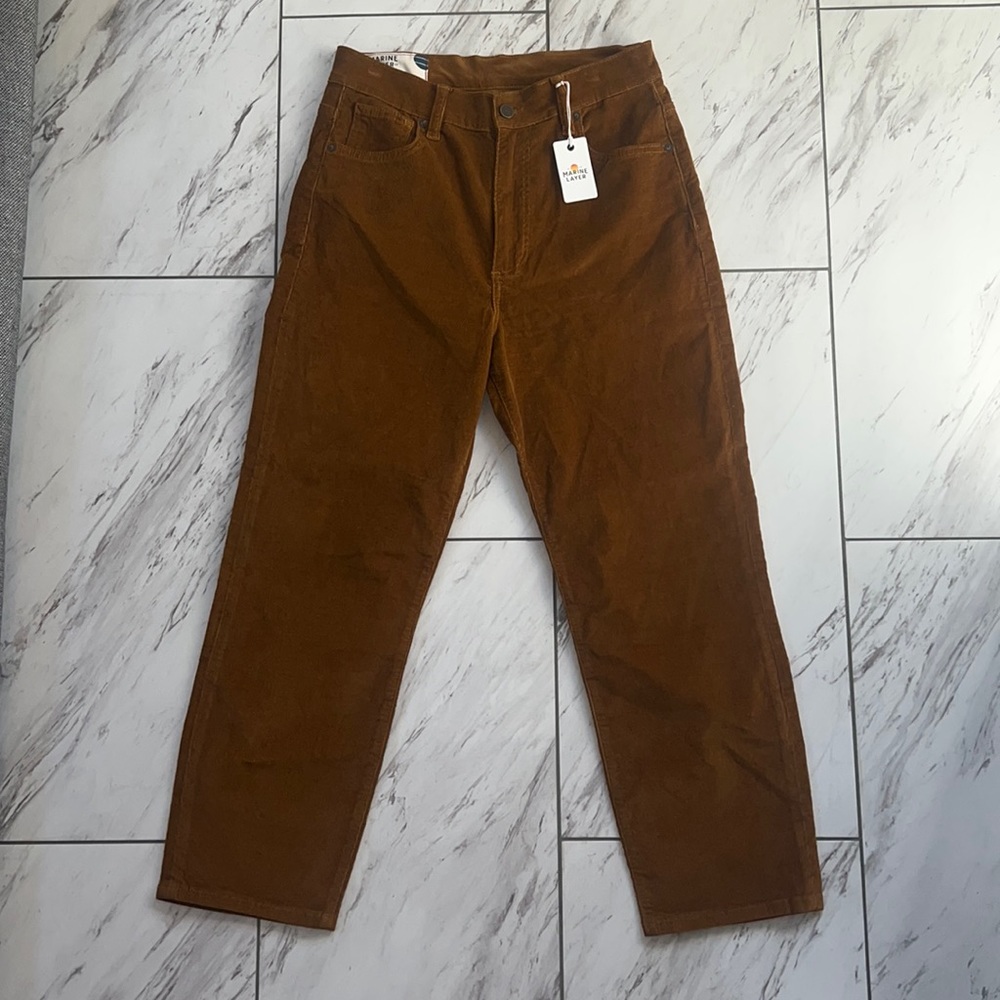 Marine Layer Vintage Straight Corduroy Pants (W28)